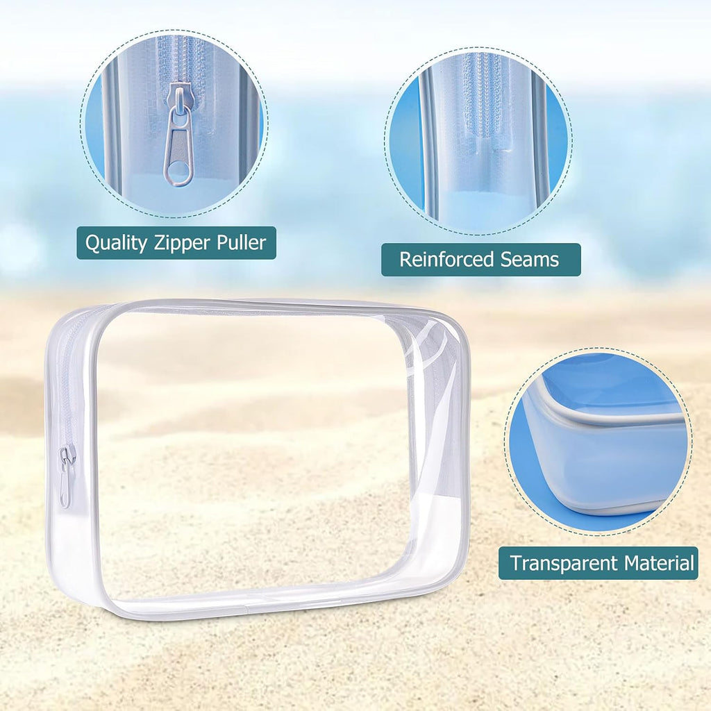 Cosywell Travel Shampoo Bottles 4pcs 3.4oz TSA Approved for Toiletries - Leak Proof Empty Lotion Containers With Flip Cap - Small Plastic Squeeze Bottles